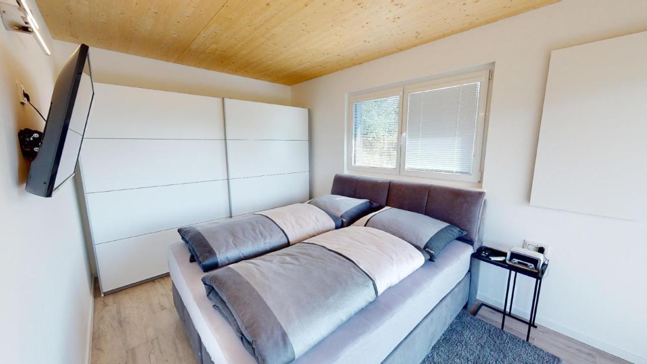 Modernes Ferienhaus Mit Panoramablick Rosegg Exterior foto